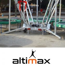 Remorque de Trampoline Bungy 4 pistes